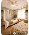 2nd bedroom Virtual Staged
