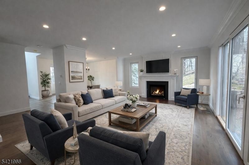 Living Room with Fireplace