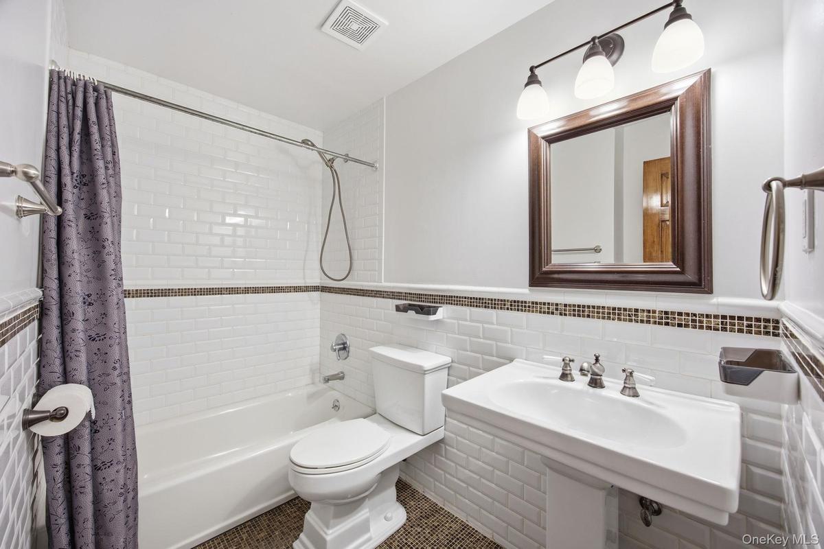 Main unit hallway bathroom
