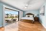 Primary Bedroom with Large Porch and Views of the Beautiful Gulf Water and the Beach