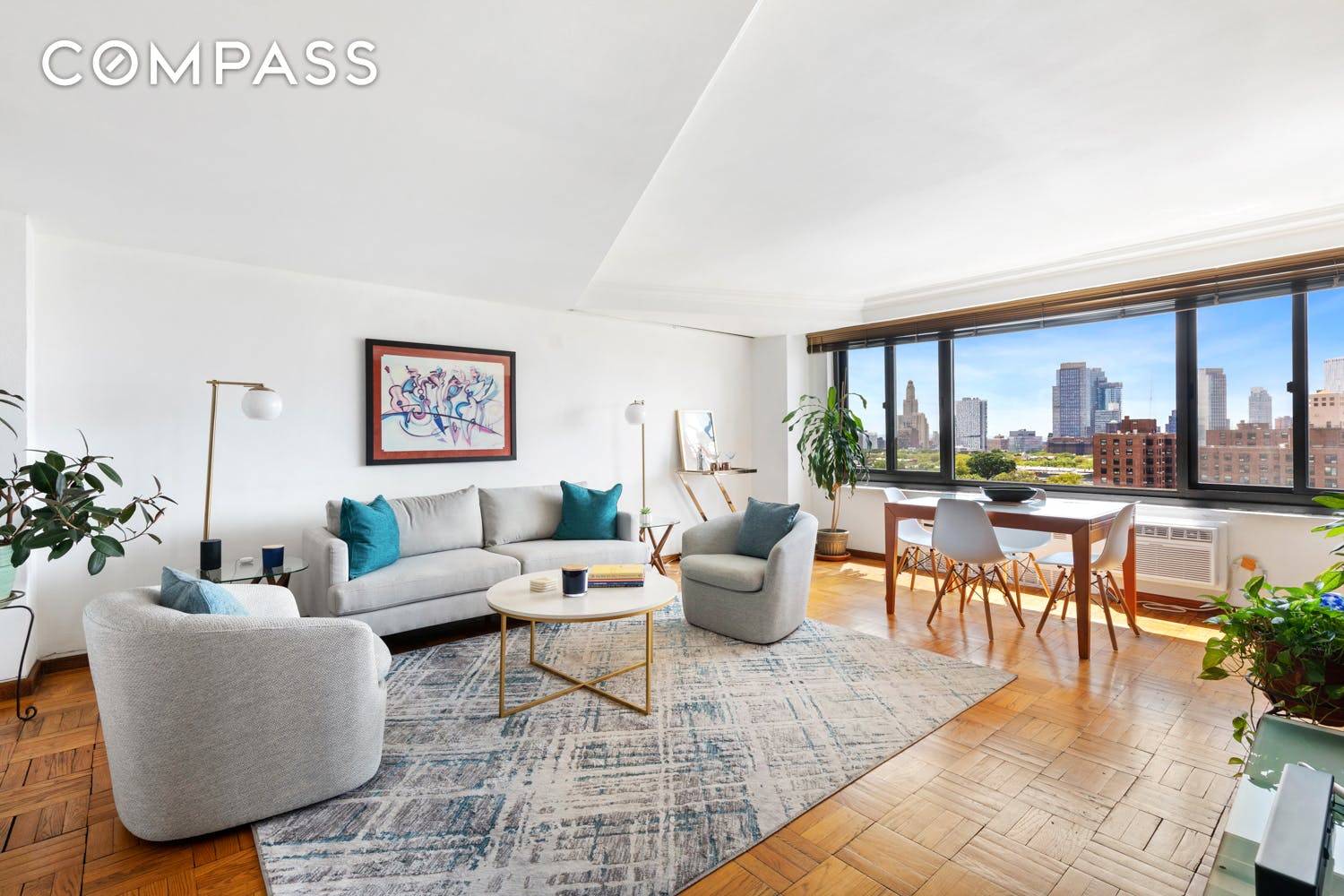 VIEWS VIEWS VIEWS ! ! Perched on an upper floor of a centrally located Clinton Hill coop, this open 2 BD 2BA home with private outdoor space affords a breathtaking ...