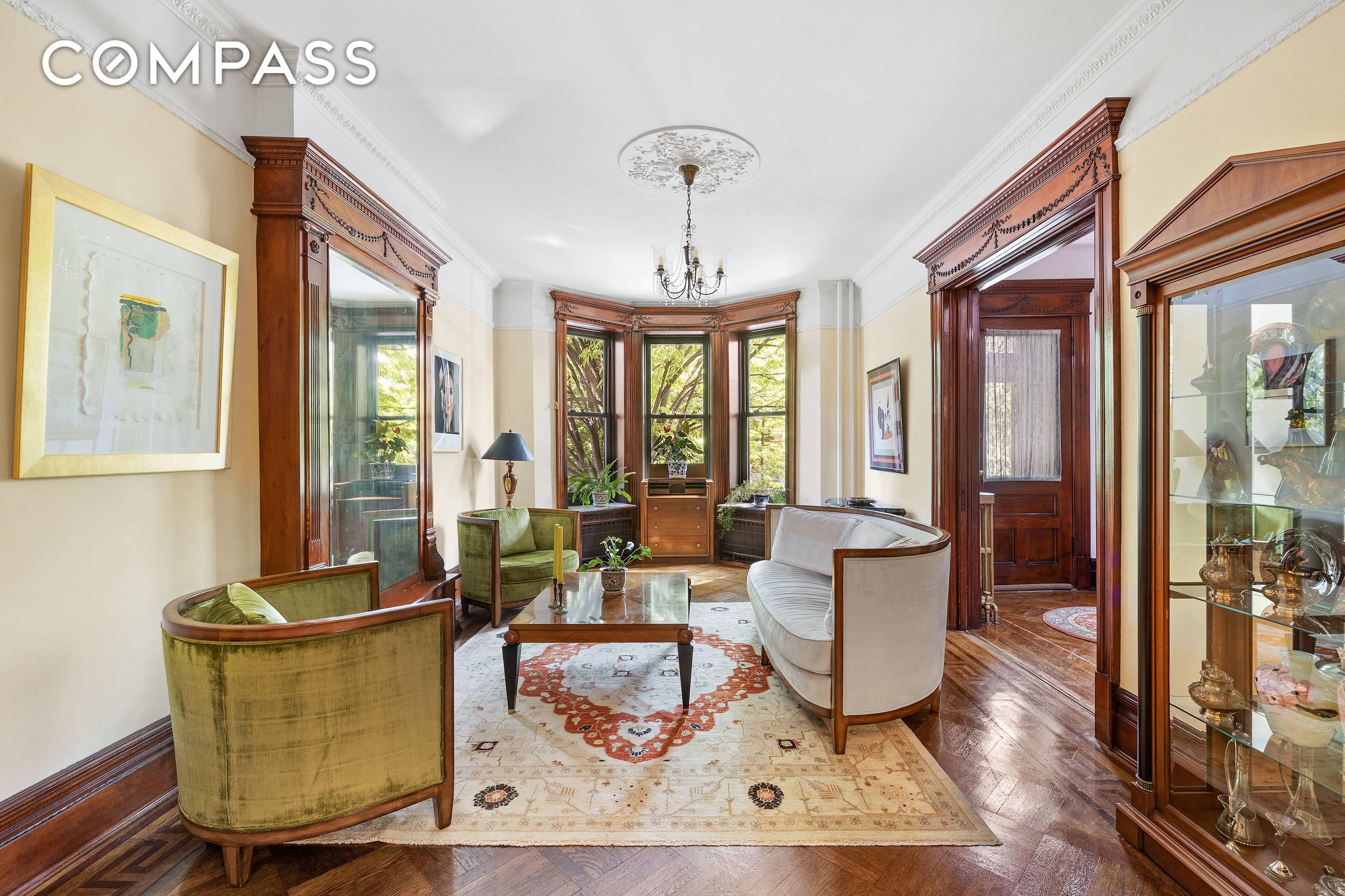 This spectacularly renovated, barrel front brick home with well preserved original details sits on a coveted block in Windsor Terrace steps from Prospect Park.