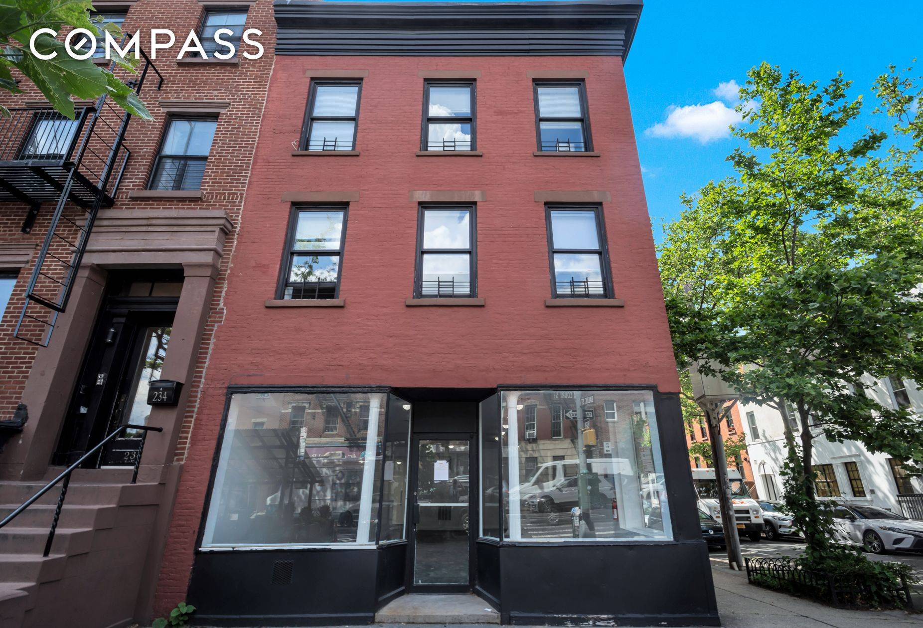 COBBLE HILL Huge Corner Commercial Space Available to Lease Prime Commercial space located at 232 Court Street with High Visibility and Foot traffic.