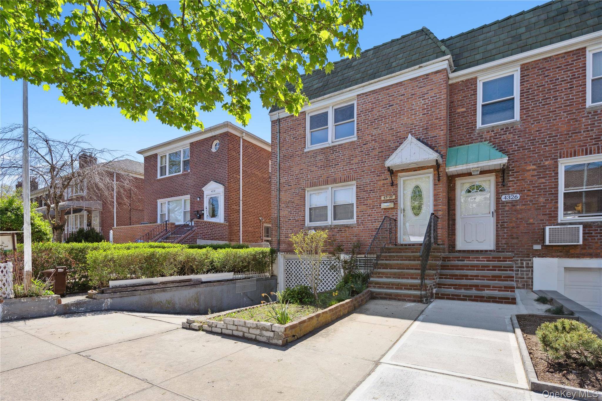 All Brick Semi Detached 2 Family House In The Heart Of Auburndale Flushing.