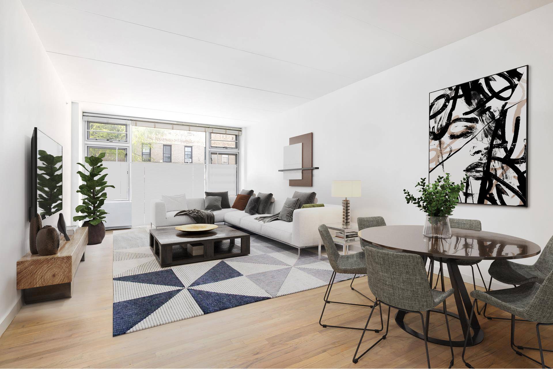 A Brooklyn gem with DEEDED parking and private outdoor space !