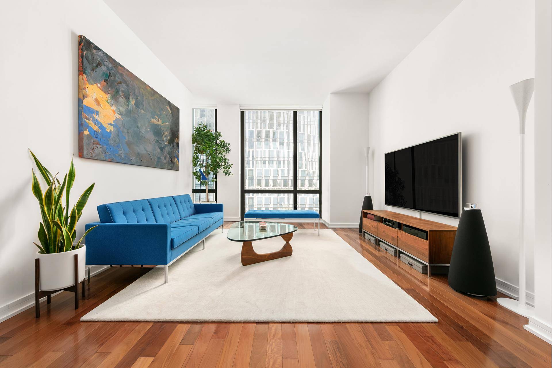 Welcome to luxurious living at its finest in this stunning two bedroom, two and one half bath residence at 101 Warren Street condominium.