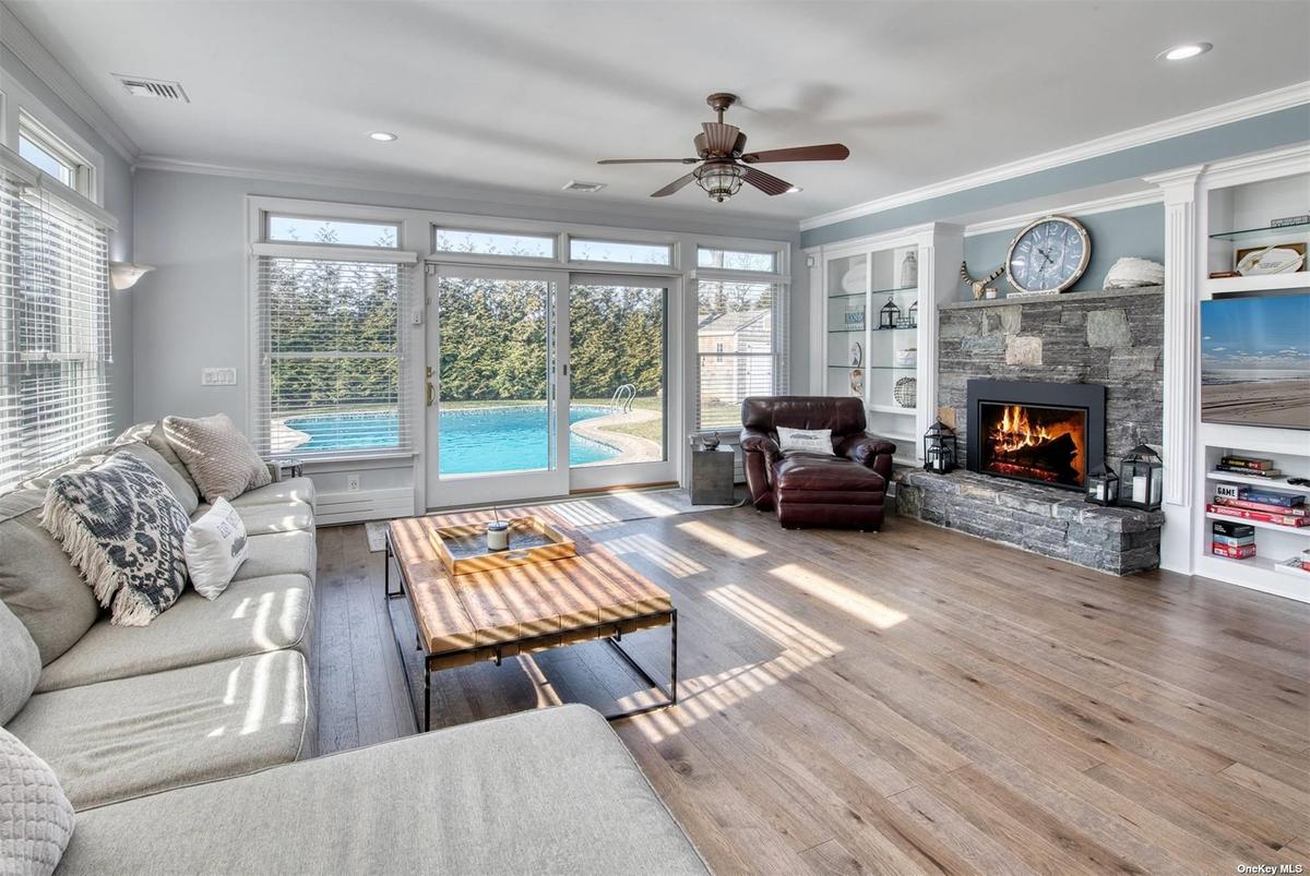 Gathering Room with Fireplace
