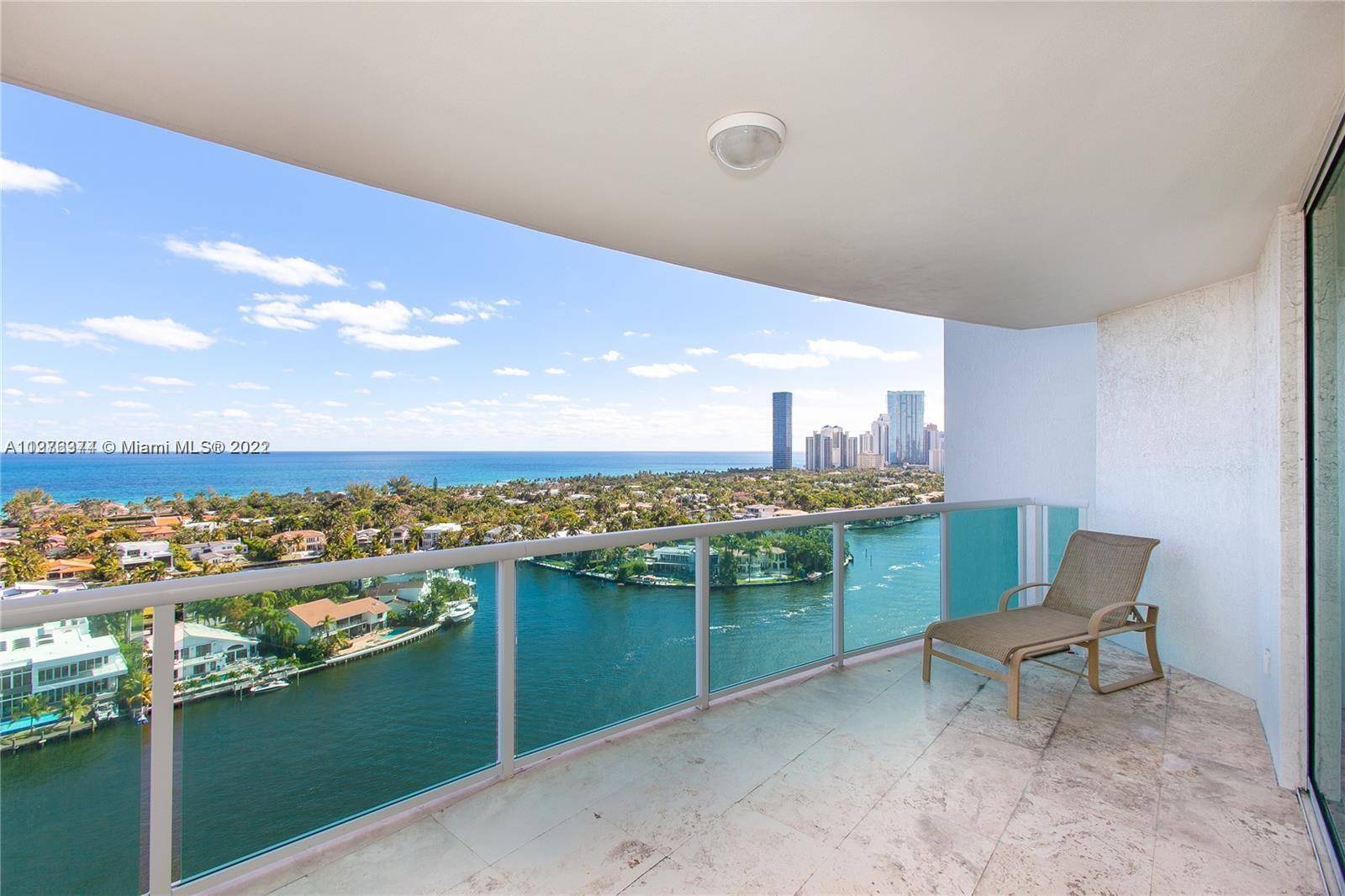 Welcome to this elegant flow thru private residence with over 3200 sqft boasting breathtaking ocean and Intracoastal views featuring 3 BR plus Den, 3 baths and private elevator.