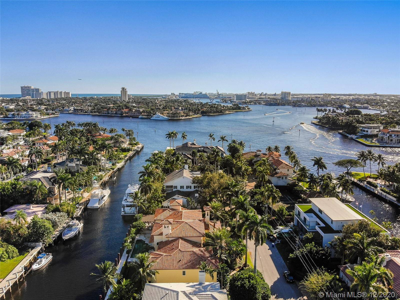 This stunning property is in the finest Las Olas area and consists of 6 beds, 7 and a half baths.