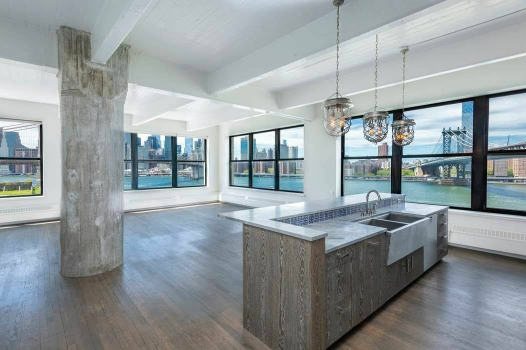 Located on the northwest corner of the coveted Clocktower Condominium is this sprawling and sun drenched loft.