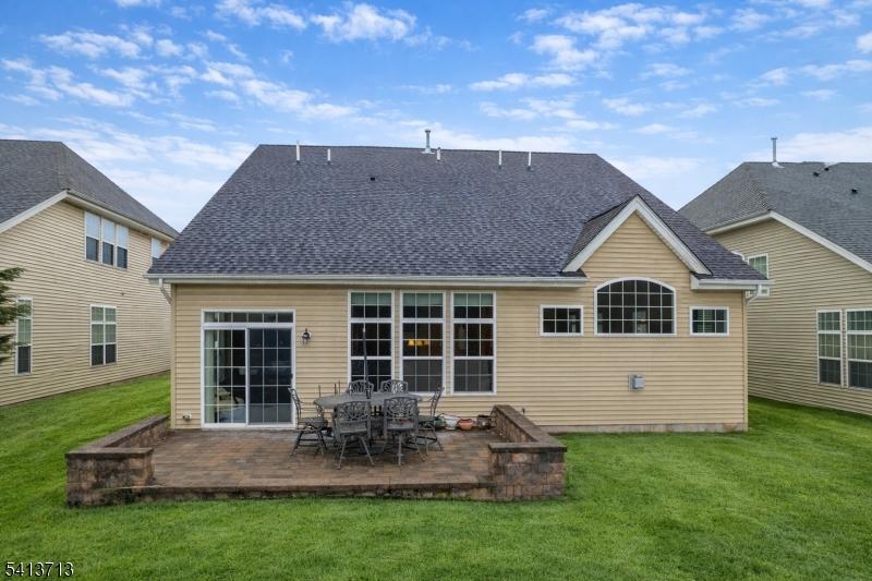 Back yard Stone Patio View