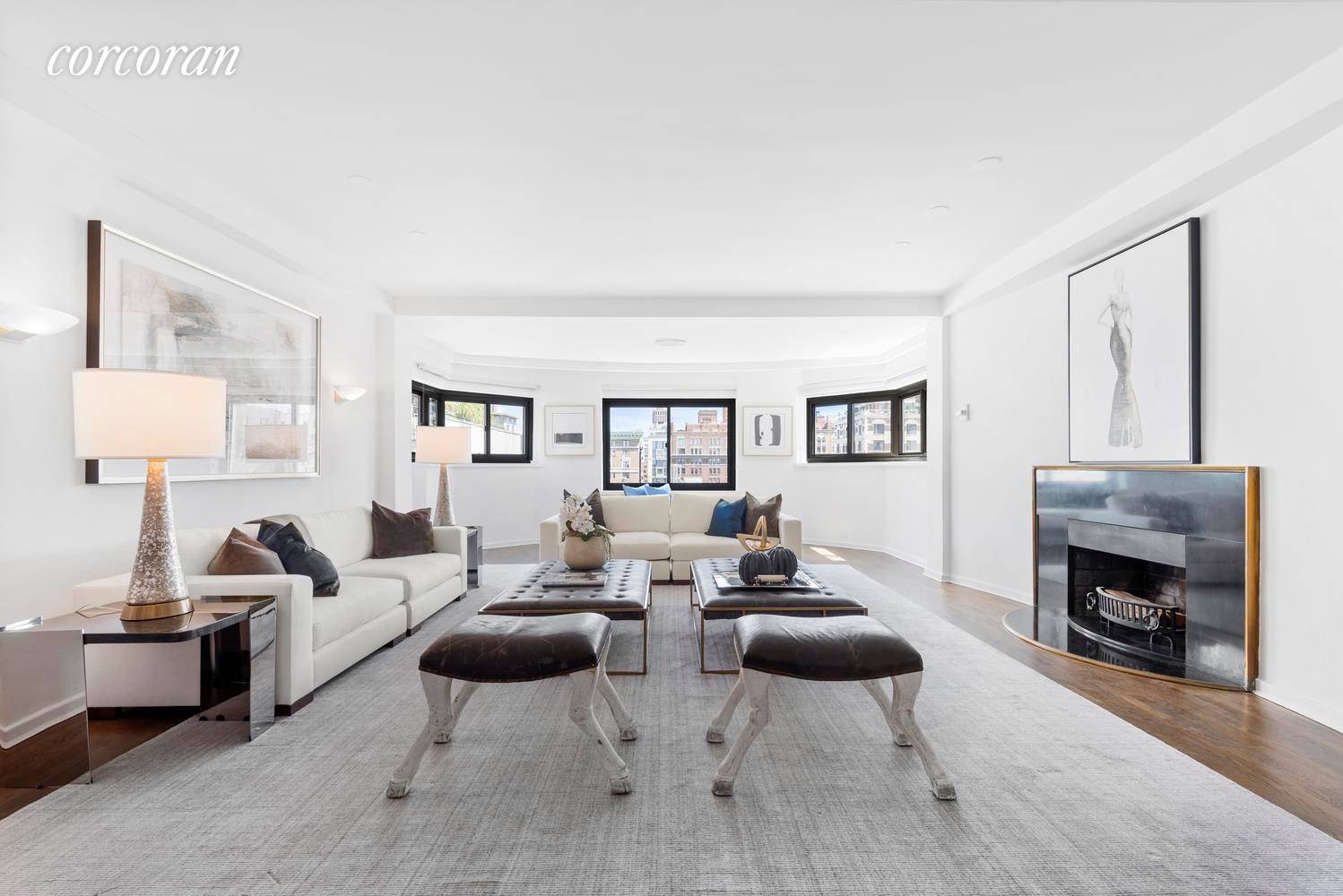 This expansive and sun filled, three bedroom, two and a half bath home sits high above the Upper East Side's Gold Coast providing open city views from nearly every room, ...
