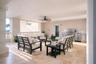 Outdoor kitchen virtually staged