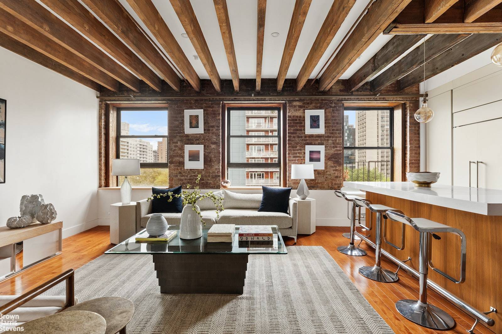 Situated in the heart of Greenwich Village, this 7th floor loft penthouse at 520 LaGuardia Place is the pinnacle of modern meets industrial luxury.
