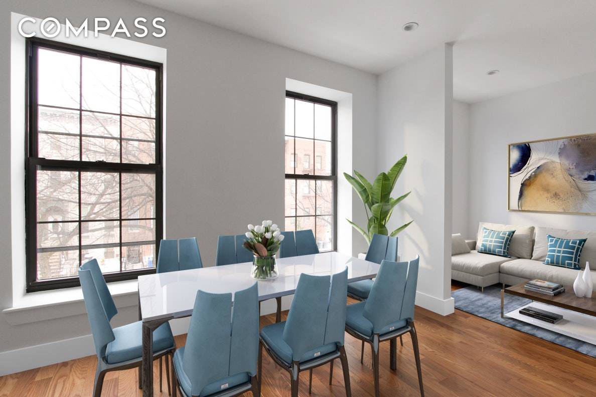 Gut Renovation in Clinton Hill Brand New Renovated 2BD 2BA with Separate Office Area, Modern Stainless Steel Appliances, M W, D W, Washer Dryer in Unit, and Sprawling Hardwood Floors ...