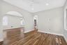 Family room wired for TV