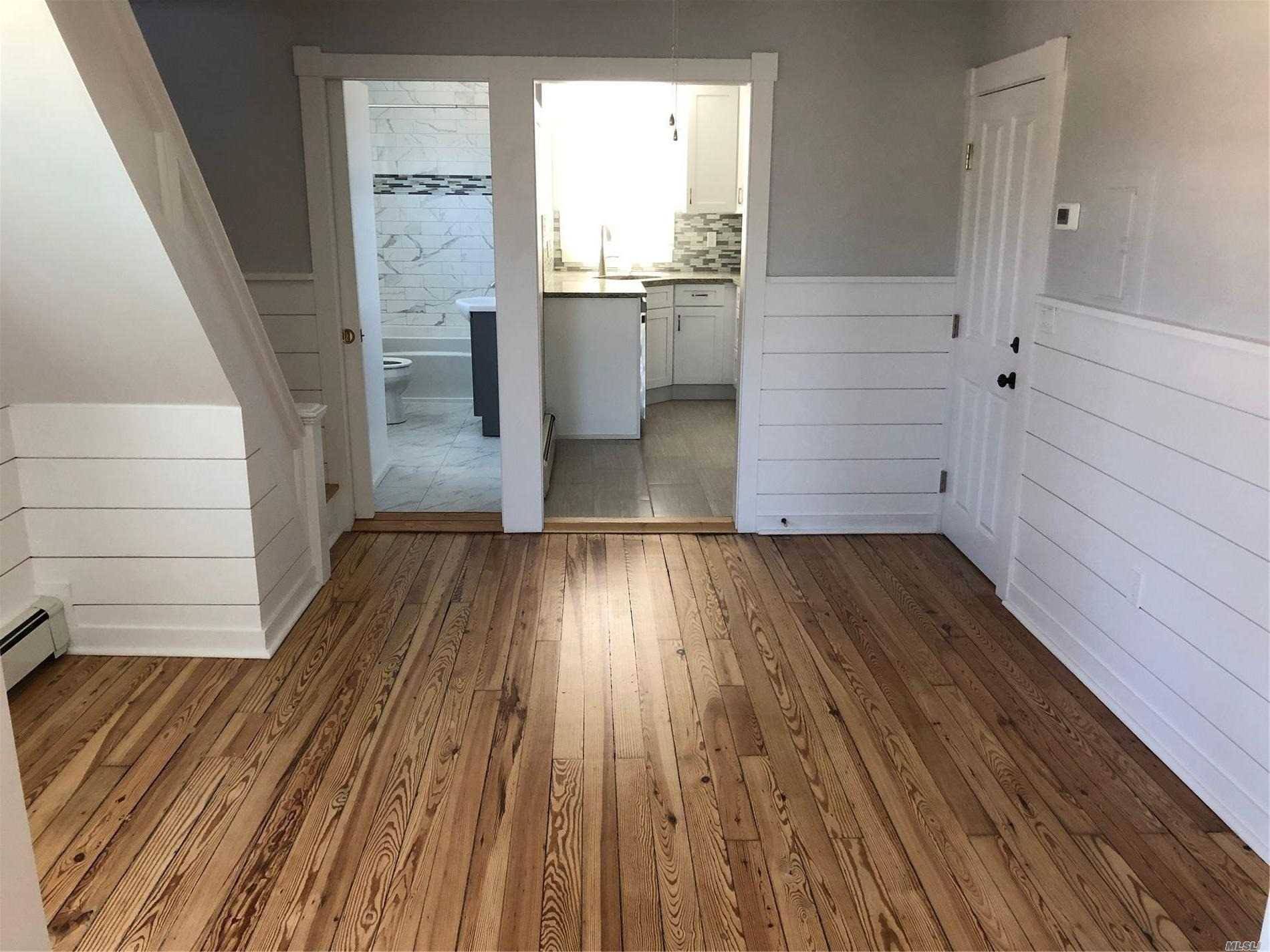 Totally Renovated 2nd and 3rd Floor Walk Up in Downtown Greenport Village.