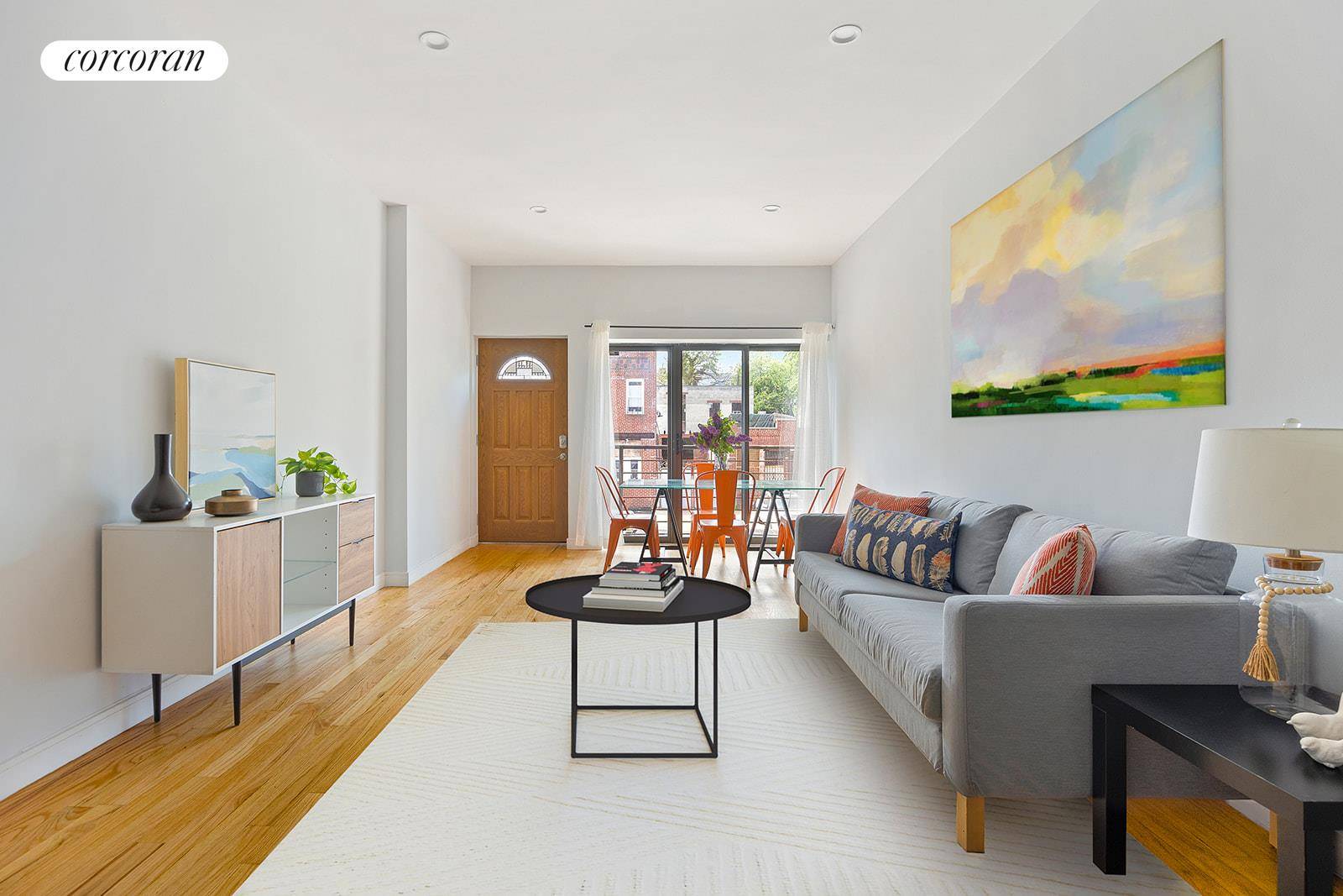 All the comforts of home are yours to enjoy in this beautiful 3 bedroom, 2 full bath duplex condo WITH PARKING, in a boutique Crown Heights condominium !