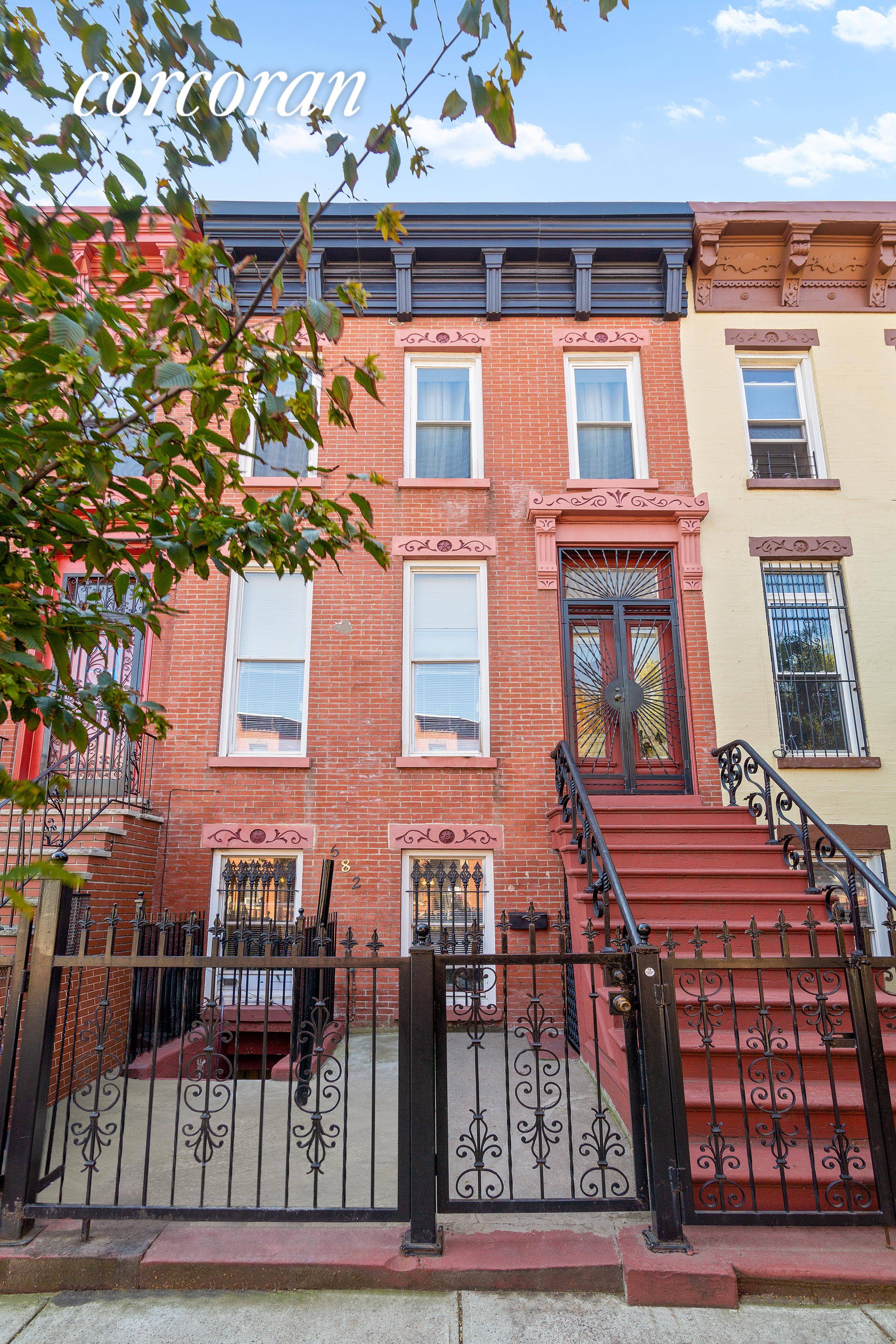 Built in 1899, 682 Halsey Street is an historic two family townhouse located in Bedford Stuyvesant.