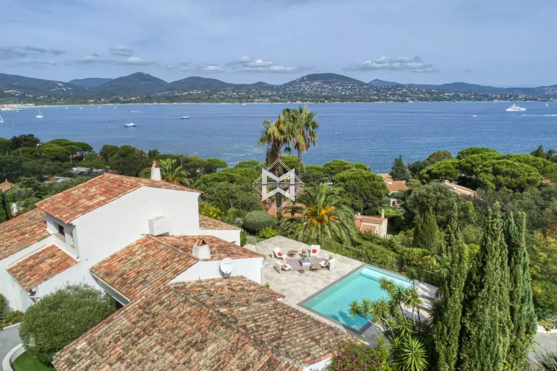 Panoramic view of the Bay of Saint Tropez