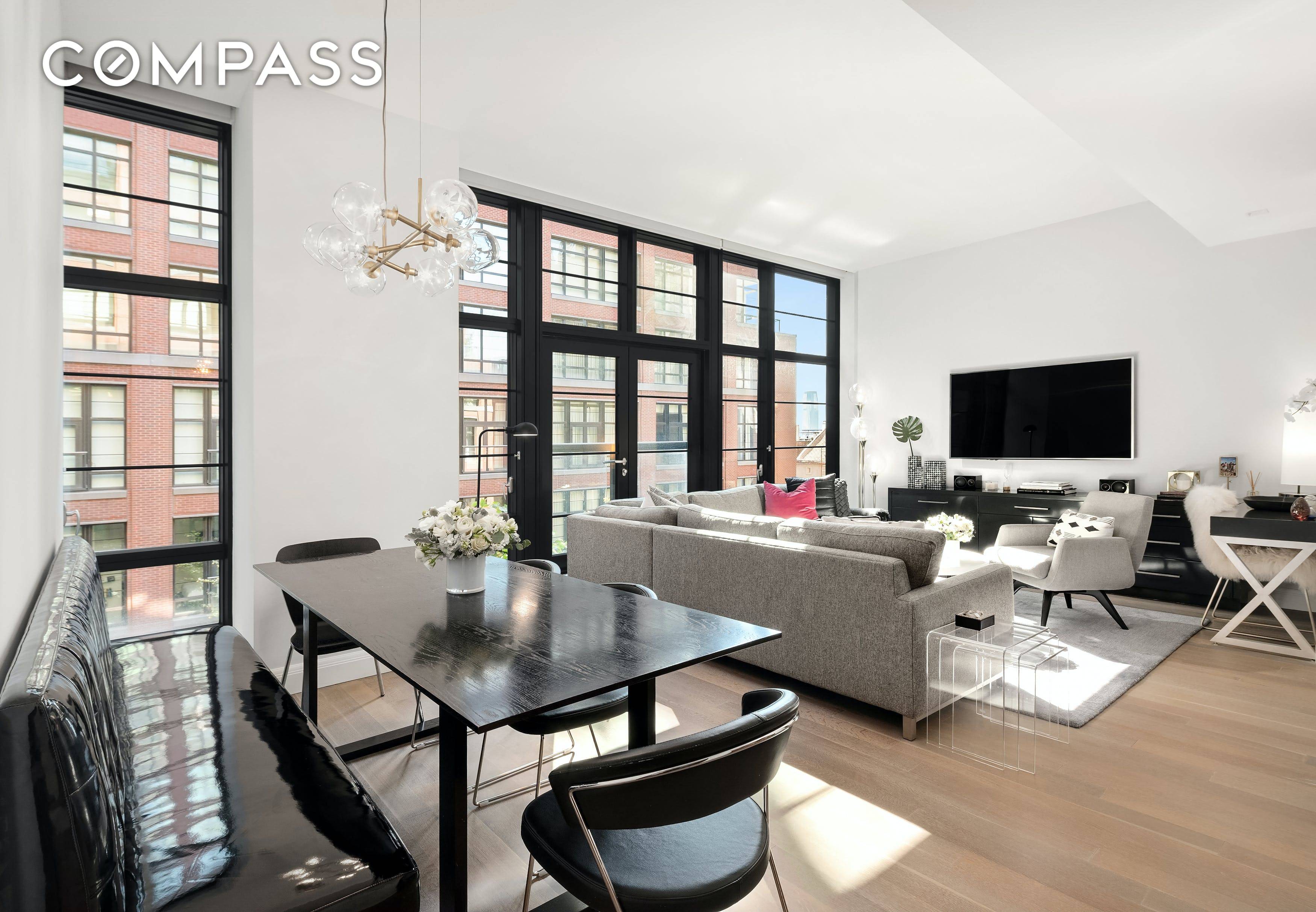 Located in the highly coveted 150 Charles, a full service condominium building between Washington and West Streets in the Far West Village, residence 3CN is the epitome of modern elegance.