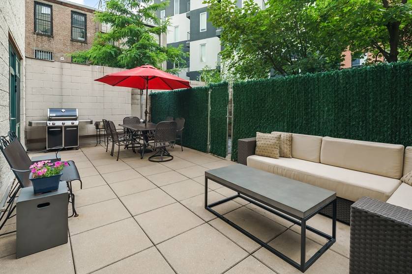 Sprawling duplex condo with private outdoor space !