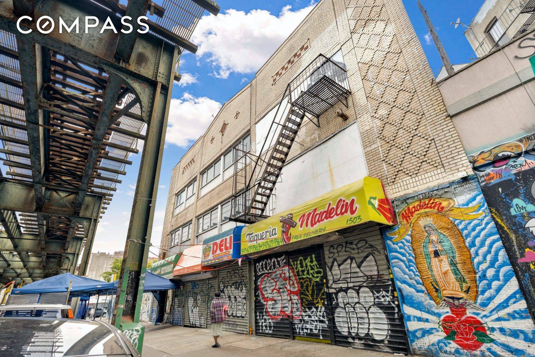 Incredible mixed use investment opportunity on thriving Myrtle Avenue in Bushwick !