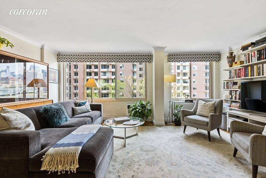 One of the few fully renovated apartments for sale on Roosevelt Island, this unit is move in ready.