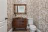 Downstairs half bathroom.