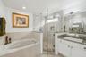 Master bath with 2nd sink on right side