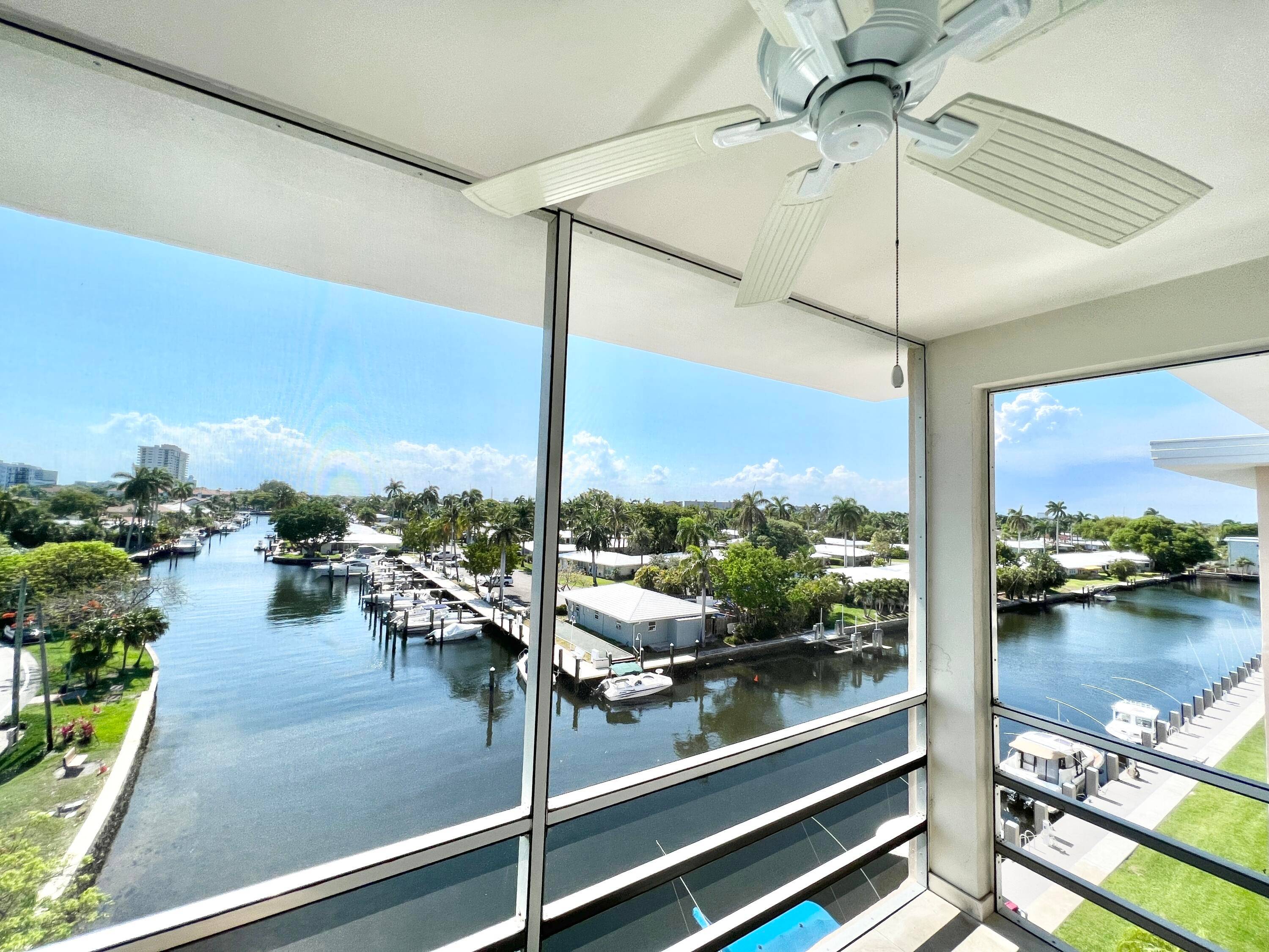 Exquisitely remodeled 2 Bedroom 2 Bath condo with Ocean and Intracoastal view.