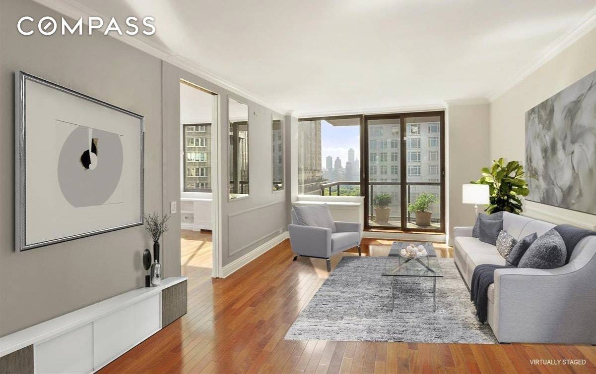 A beautifully renovated three bedroom with terrace and park views in the Lincoln Center Columbus circle neighborhood.