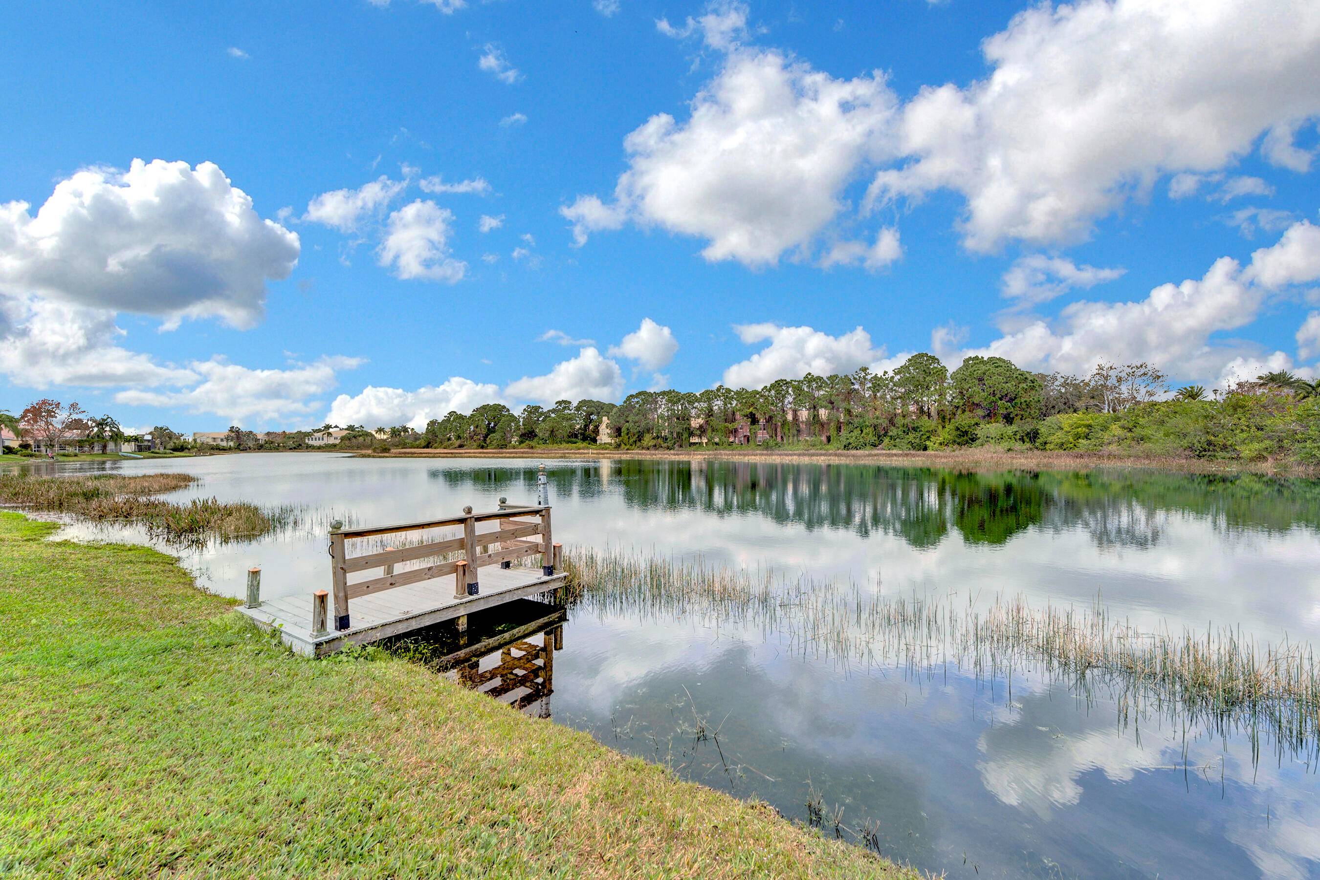Updated and move in ready lakefront home, with dock, in the gated community of Lake Charles.