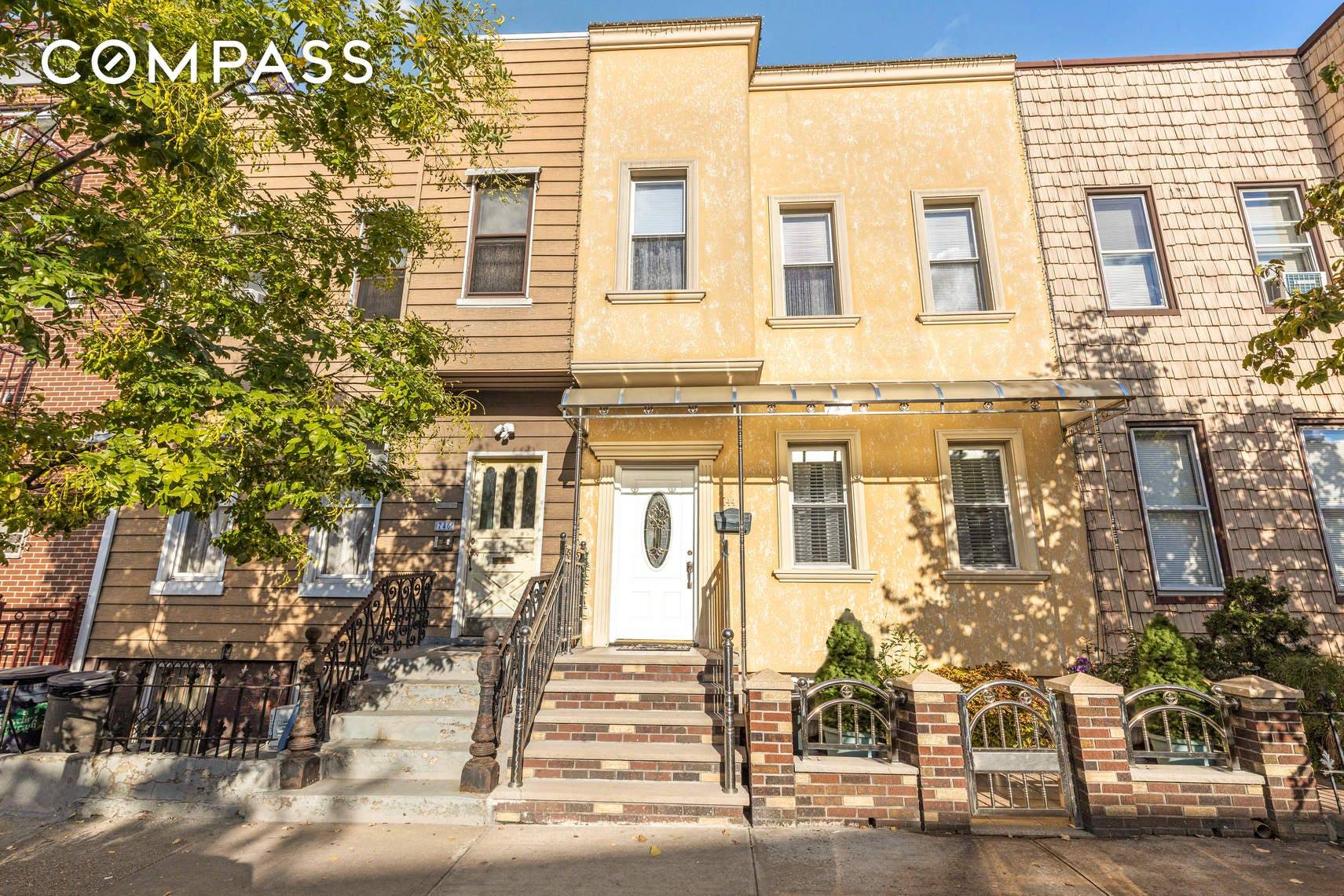 The House You've Been Waiting For This beautiful two family home is located on a quiet and residential tree lined street in Greenpoint.