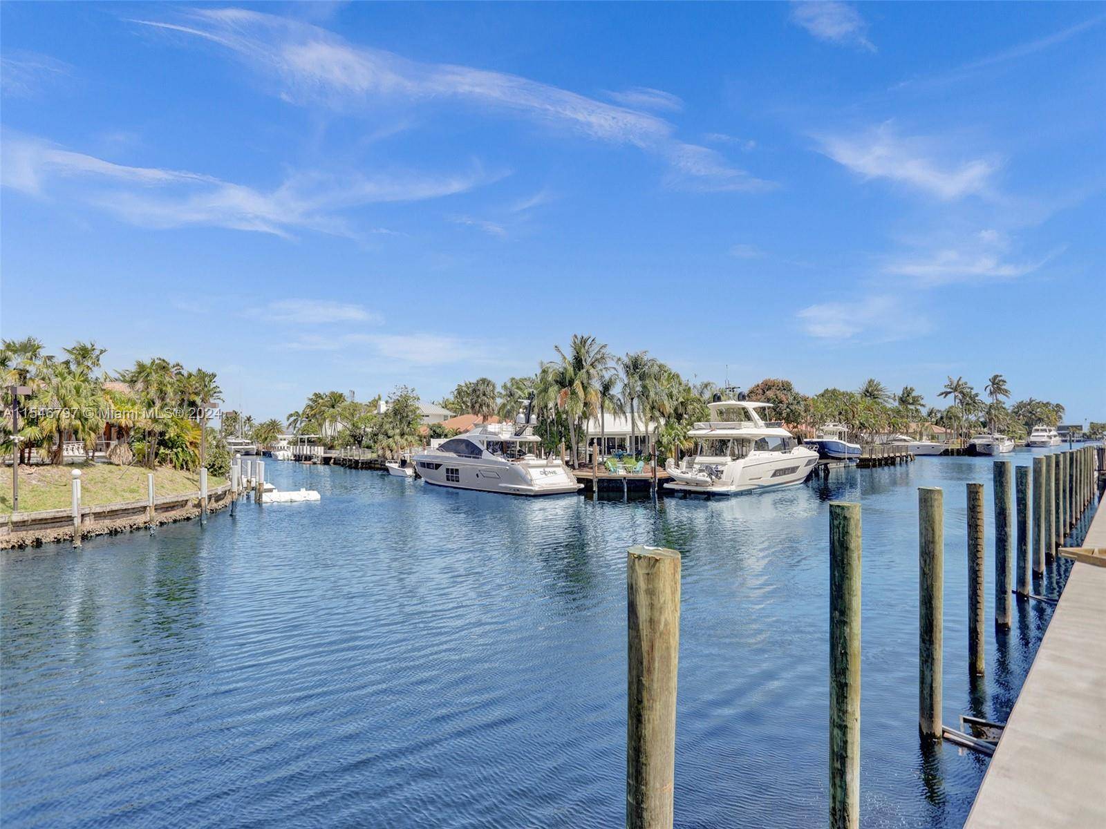 This scenic waterfront property in the coveted Bayview Drive neighborhood of Ft Lauderdale provides a peaceful lifestyle along the water.