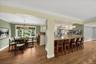 Dining room set has been virtually staged.