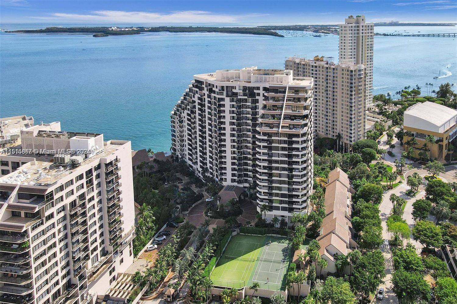 Brickell Key One Renovated fully furnished 2 2 unit.