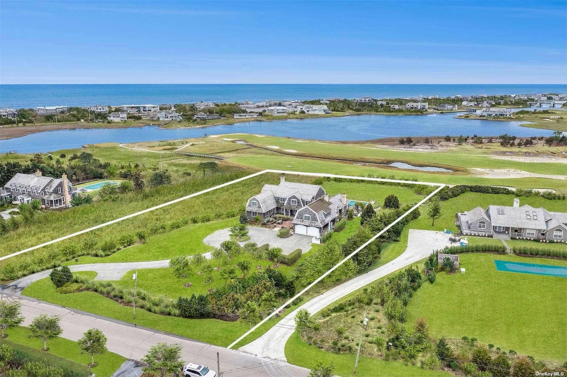 Located on Shinnecock Road in the coveted Estate Section of Quogue Village, this timeless estate set on 2 acres overlooks the picturesque greens of the Quogue Field Club and the ...