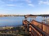 Lake-front dock & covered boathhouse