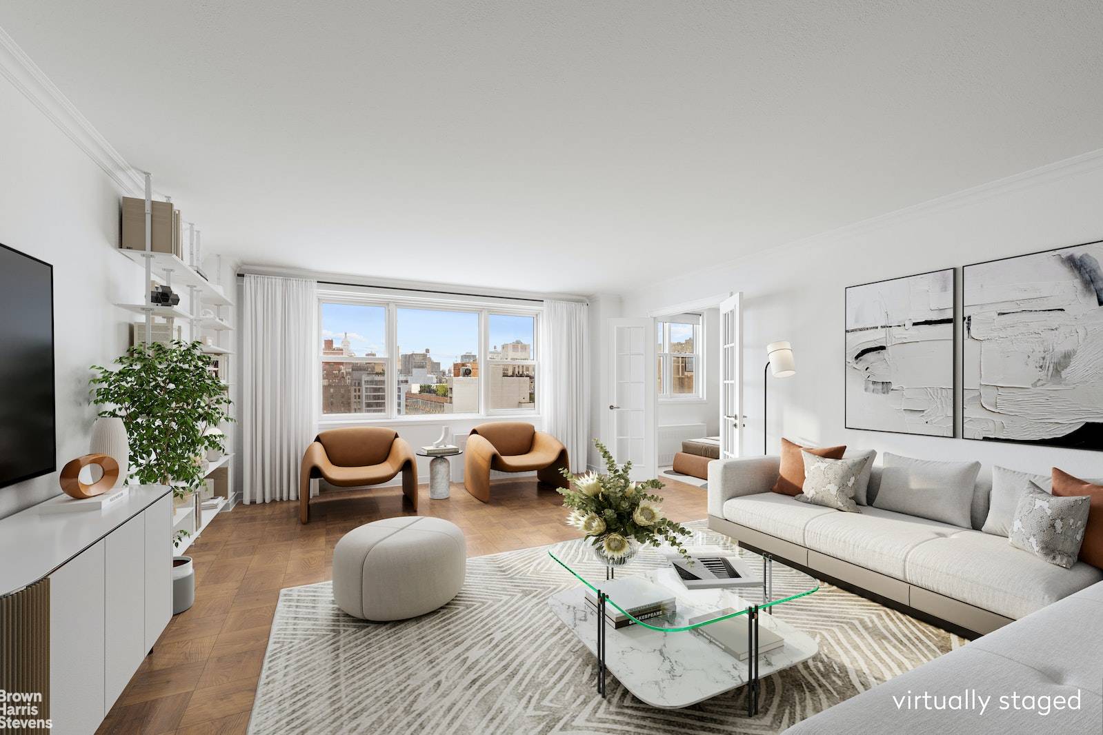Here is an opportunity to own a sun filled extra large studio alcove junior one bedroom where Chelsea meets the West Village.