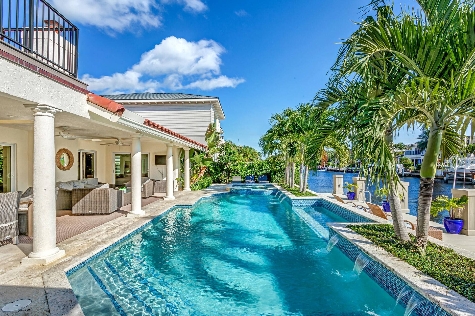 Incredible waterfront dream home in the coveted Tropic Isle neighborhood.