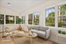 Virtually staged sunroom