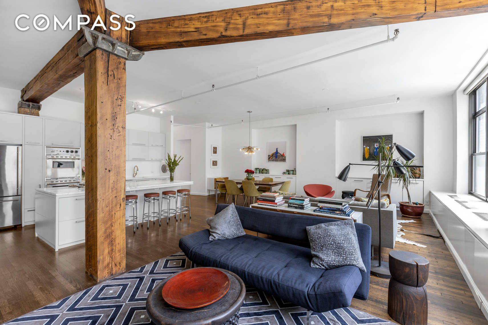 Perfectly situated on West 17th Street, this sun flooded, south facing home offers the rare opportunity to live in an authentic, sprawling loft on one of the best blocks in ...