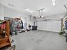 2 car garage with added storage and direct entry into the home.