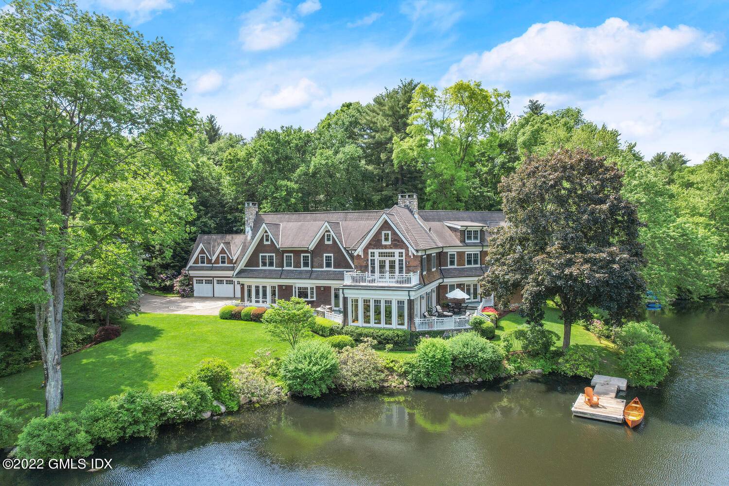 Lake side living at its finest with 400' frontage on 11 acre Frye Lake as featured in ''The Big Wedding'', staring Robert De Niro.