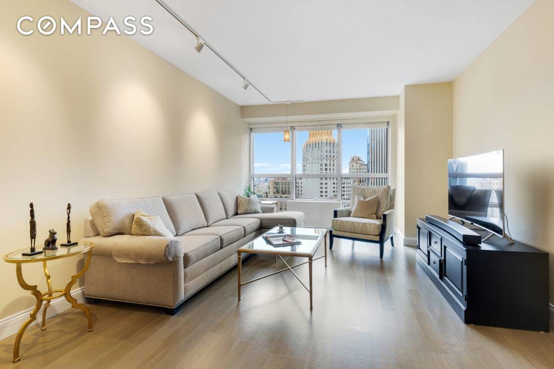 Stunning Park and City views from this oversized 1, 080 square foot 1 bedroom, 1.