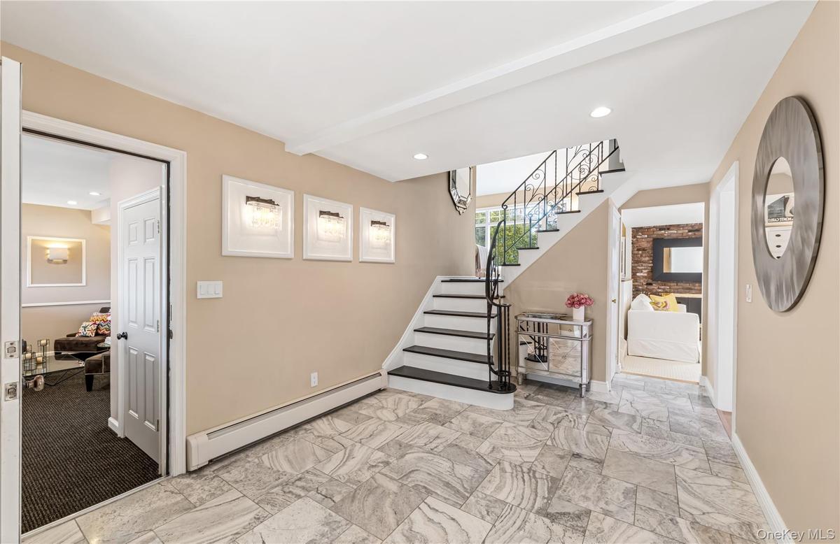 spacious foyer