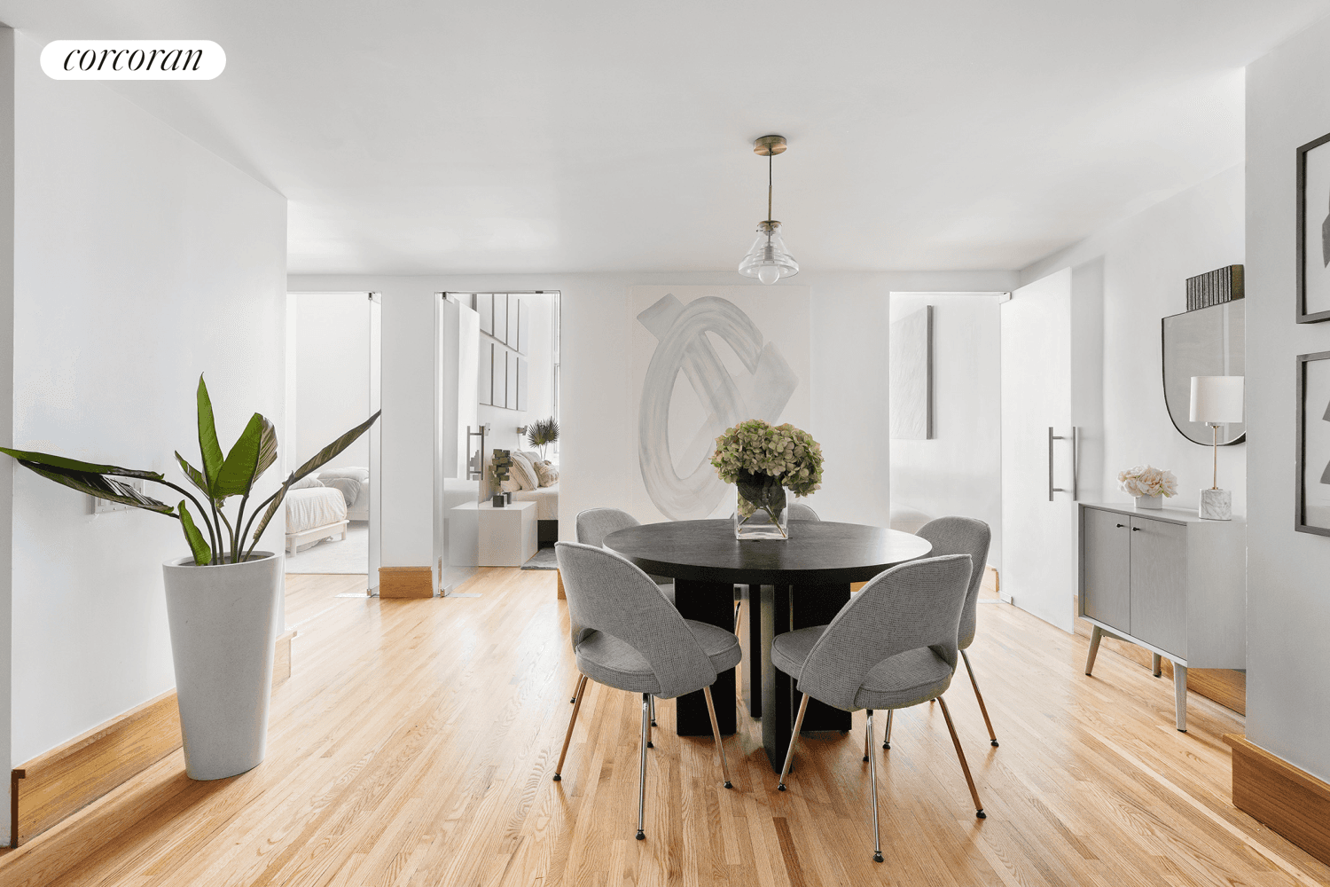 Uniquely beautiful from every angle, this three bedroom, two bathroom plus loft condominium delivers unbelievable scale, original architectural detail and a sprawling private terrace in a Gramercy doorman building.