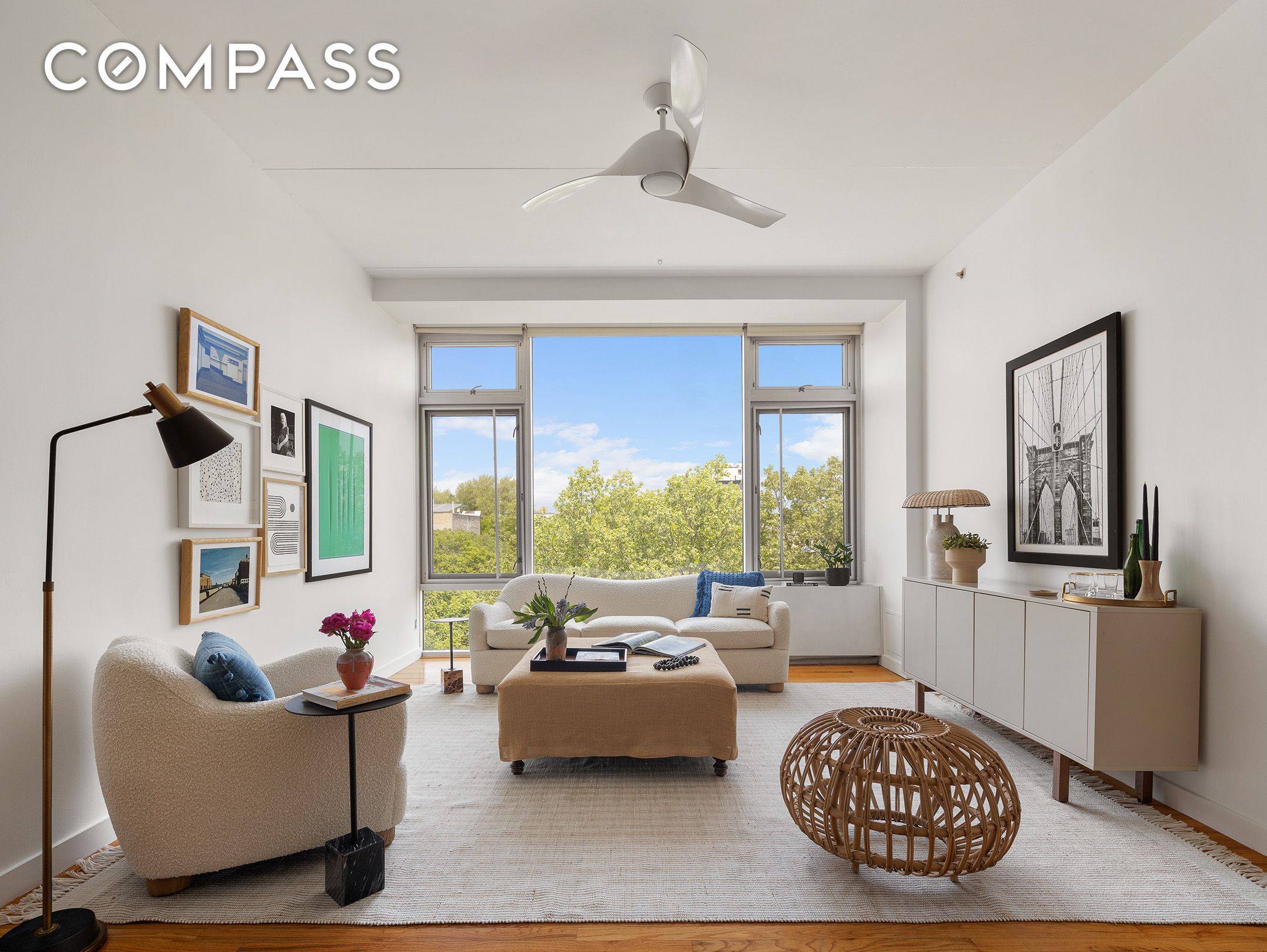 LIGHT FILLED and LOFTY 2Bed 2Bath Condo with AMENITIES and LOW Monthlies at the crossroads of Prospect Heights and Crown Heights.