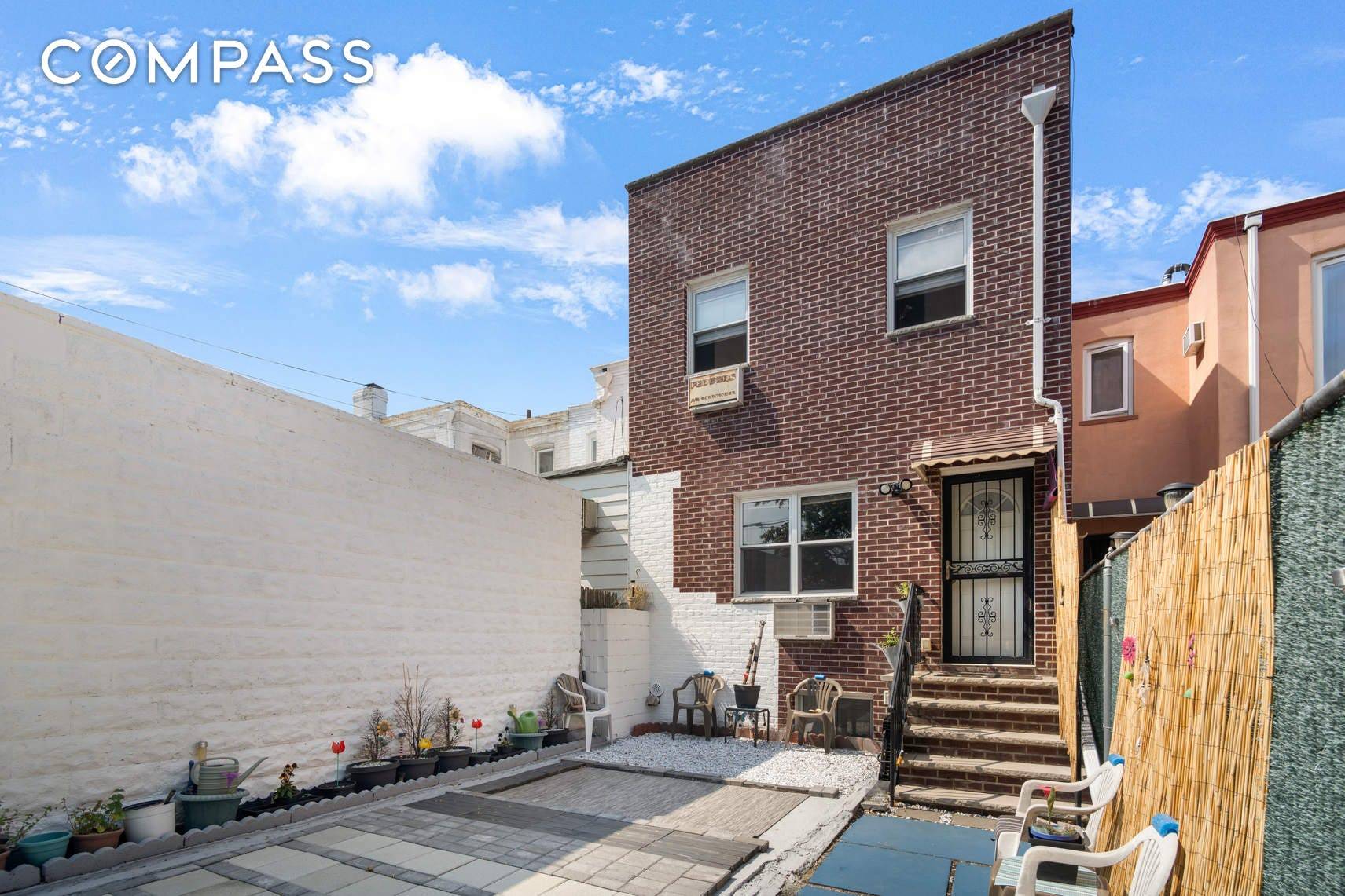 Meticulously maintained legal two family brick house in the coveted 30th Ave section of Astoria.